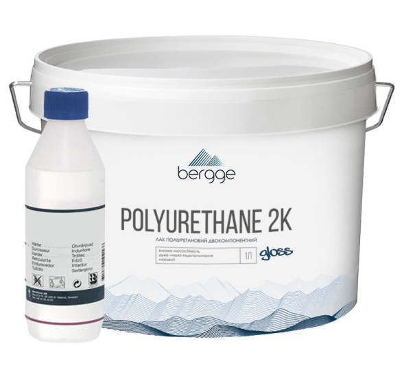 Лак поліуретановий двокомпонентний Bergge Polyurethane 2K